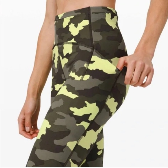 Lululemon Camo Swift Speed HR Tight 28” Size 2 - Picture 4 of 11
